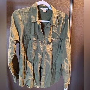 Old Navy Women’s  Olive Shirt Jacket